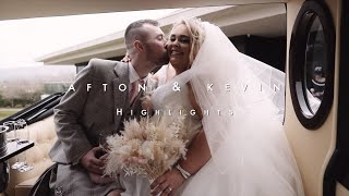 Afton and Kevin Wedding Highlights Lochside Hotel 2023 [upl. by Nyraa336]