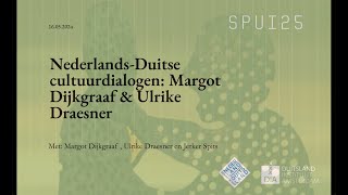 NederlandsDuitse cultuurdialogen Margot Dijkgraaf amp Ulrike Draesner [upl. by Amliw]