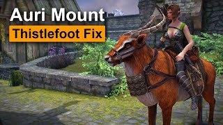 Skyrim Mod Auris Mount Thistlefoot Texture Fix [upl. by Metsky]