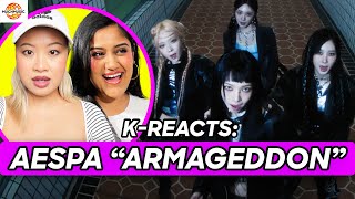 AESPA “armageddon” MV REACTION THEY ARENT REAL MUCHMUSIC [upl. by Sheilah]