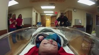 Watch baby John move into new NICU at Childrens Hospital of Wisconsin [upl. by Donavon]