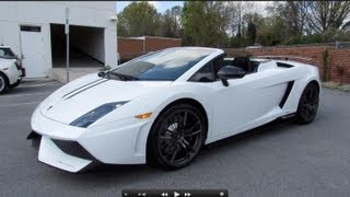 2012 Lamborghini Gallardo Spyder Performante Start Up Exhaust and In Depth Review [upl. by Germaun]