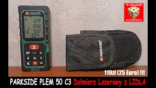 Dalmierz Laserowy PARKSIDE PLEM 50 C3 Test i Przykłady Zastosowań  Ciekawe Funkcje Trygonometryczne [upl. by Aivatnuahs939]