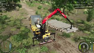 LIVE🔴 FS25  Map Hutan Pantai  Forestry Farming and Construction  LS25 [upl. by Htebzil]