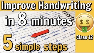 How to Improve Handwriting under 8 minutes  5 simple tips [upl. by Breana]