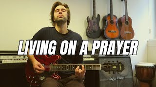 Bon Jovi  Living on a Prayer guitar cover with solo [upl. by Mair]