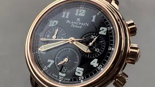 Blancpain Leman Flyback Chronograph Limited Edition 2185F3630555 Blancpain Watch Review [upl. by Lacram]