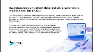 Hyperphosphatemia Treatment Market Growth Analysis  2031 [upl. by Tengler]