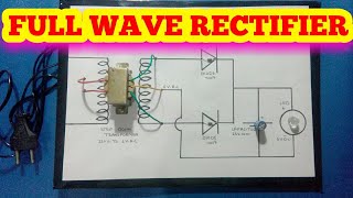 Full Wave Rectifier Science Project [upl. by Aisiram]