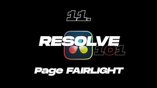 RESOLVE 101  11 Page FAIRLIGHT [upl. by Ardie]