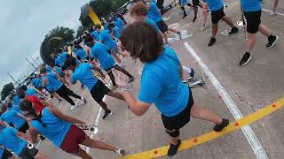 Pearland HS Marching Band 2023 “Illuminate” Trumpet Headcam [upl. by Naquin]