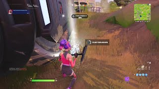 Receive Next Objective at Any Mole Team amp Plant Explosives Near Giant Drills  Fortnite Quest [upl. by Sualkcin]