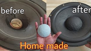 Dust cap for woofer home made diy with tissue paper [upl. by Mehsah]