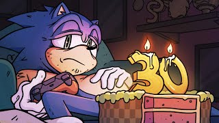 Sonic 30th Anniversary Song CRUSHING THIRTIES ■ feat Johnny Gioeli of CRUSH 40 ■ ANIMATION [upl. by Oshinski871]