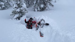 2024 Snowmobiling Compilation Record Breaking Snow [upl. by Anselma459]