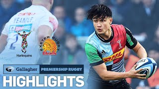 Harlequins v Exeter  HIGHLIGHTS  Another Late Show  Premiership 202122 [upl. by Ardnahsal964]