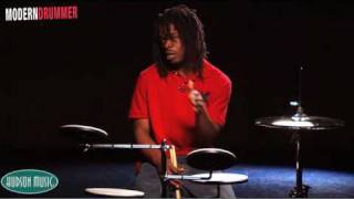 Thomas Pridgen Live at Modern Drummer 2008 [upl. by Aleahpar]