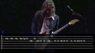 John Frusciante  Wet Sand Solo Fuji Rock 2006 ● TABS [upl. by Eiralam]