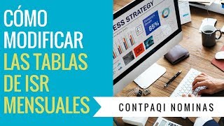 Nuevas tarifas ISR Ejercicio 2018 CONTPAQi ® Nominas [upl. by Ardnu]