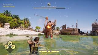 Assassins Creed Odyssey  How to Kill Steropes The Lightning Bringer [upl. by Clementius]