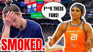 DiJonai Carrington Gets SMOKED After SLAMMING Caitlin Clark Fans WNBA Players Are SO JEALOUS [upl. by Roch]