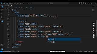 Range Reset and Submit Button In HTML [upl. by Yssenhguahs]