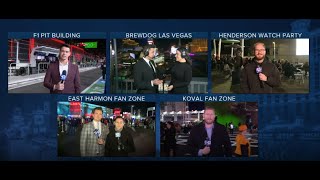 Team coverage of F1 Las Vegas Grand Prix [upl. by Rodman]