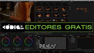 3 EDITORES DE VIDEO GRATIS  EDITORES DE CODIGO ABIERTO NenemyEstudio [upl. by Aderf]