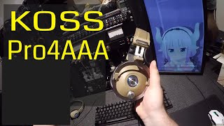 KOSS Pro4AAA Vintage 1977 Z Reviews [upl. by Mcadams]