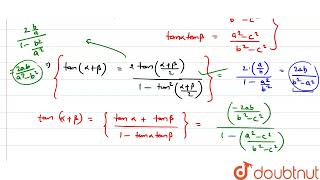 Statement1 If alpha beta are different values of x satisfying a cosx  b sinx c b ne 0 t [upl. by Moir]