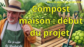 Comment je fabrique mon compost maison  Un projet pour nourrir le potager et le jardin en 2025 [upl. by Shiekh]