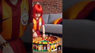 Legodan Stad galatasaray fenerbahçe futbol funny cartoon beşiktaş animation ai shortsvideo [upl. by Lew626]