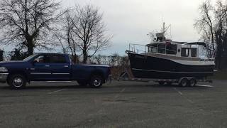 Ranger Tug R 25 Boat Ramp [upl. by Enomaj846]