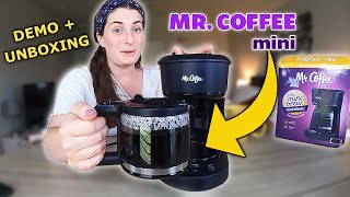 Mr Coffee Mini Brew Unboxing amp Demo [upl. by Sakram]