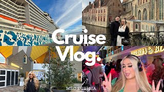 MSC Euribia  Exploring Rotterdam amp Bruges November 2023  CRUISE VLOG PART 2 [upl. by Nuhs813]