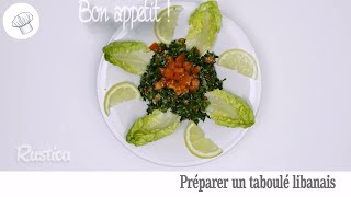 Recette dété  le taboulé libanais [upl. by Stoll]