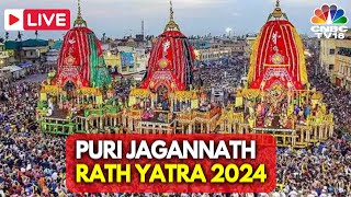 Jagannath Rath Yatra 2024 LIVE Odisha Celebrates 2day Festival in Puri  Rath Yatra LIVE  N18L [upl. by Wilhelmina882]