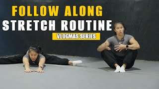 Everyday 10 Minute Stretch Routine  Vlogmas [upl. by Lessirg]