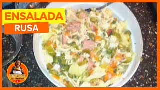 🔥 Cómo HACER ENSALADA RUSA Casera🔥 Pocos Ingredientes [upl. by Anrym]