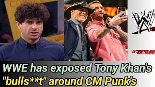 WWE has exposed Tony Khans quotbullstquot around CM Punks firing according to wrestling veteran [upl. by Yaya927]