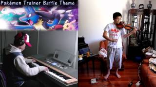 Pokémon Red amp Blue  Trainer Battle Theme Violin amp Piano ft 8Amaterasu8 [upl. by Gagnon]