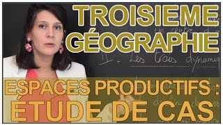 Les espaces productifs  étude de cas  Géographie  3e  Les Bons Profs [upl. by Myrtle50]