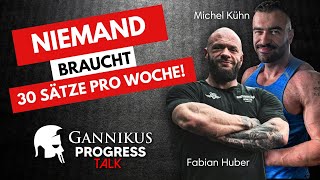 NIEMAND braucht 30 Sätze pro Woche Warum mehr Training zum Muskelaufbau nicht besser ist🤔 [upl. by Deyes935]