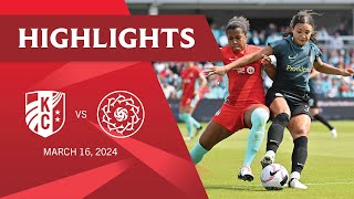 Highlights  Kansas City Current vs Portland Thorns FC  March 16 2024 [upl. by Rawdon]