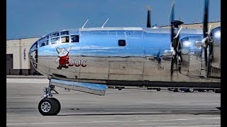 B29 quotDocquot at Whiteman AFB Air Show  Sunday 11 June 2017 [upl. by Wavell477]