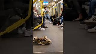 Schaffner hassen diesen Trick ☝️ berlin ubahn humor witzig mcluvin deutschrap musik [upl. by Naxela608]