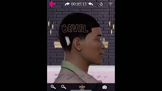 Barber Chop Bevel hair design [upl. by Westfall848]