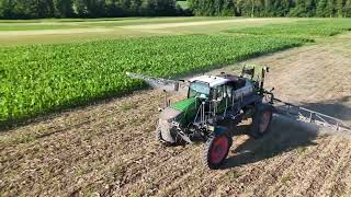 FS Growmark spraying with a Fendt Rogator 934 [upl. by Okkin486]