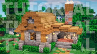 CASA PARA FERREIRO  MINECRAFT TUTORIAL [upl. by Yroffej594]