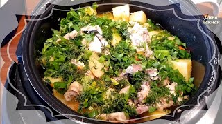 Тушенная Картошка с Мясом  Мясо с картошкой в Мультиварке  Всё так просто а так вкусно Обьедение [upl. by Amias]